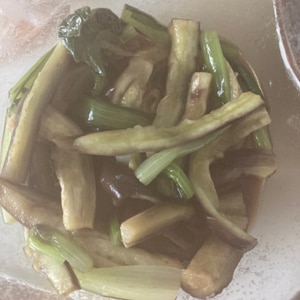 レンジで☆茄子と小松菜のポン酢醤油和え